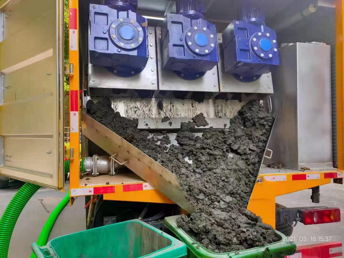 新城化粪池清掏城市维护站-泥浆净化干湿分离处理